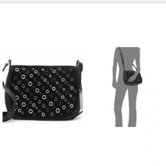 Quality Vince Camuto Leather and Suede Crossbody - Picture 4 of 12